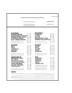 building maintenance checklist mo im