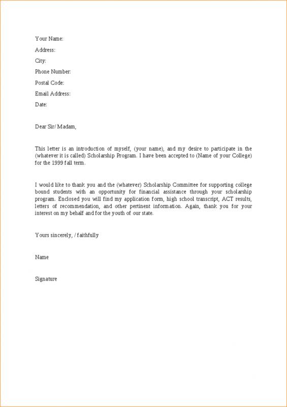 buisness letter format