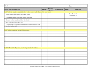 business action plan template action plan template