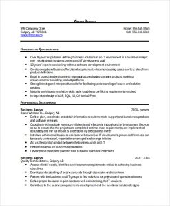 business analyst resumes sample business analyst resume