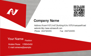 business card format technician business card front