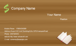 business card format wood texture business card front