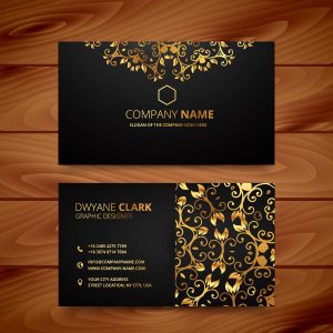 business card template download gold design business card