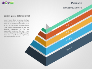 business cards format pyramid infographic diagram powerpoint slide