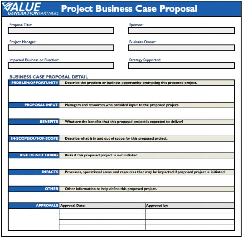 business case template