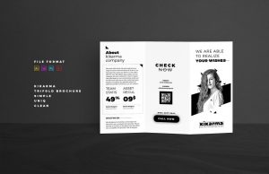 business flyer template tri fold brochure template