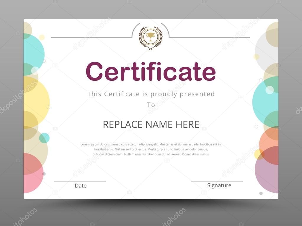 business gift certificate template