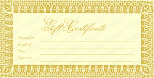 business gift certificate template gold graphy gift certificate template