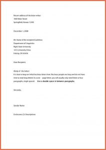 business letter format example business letter format example formal business letter