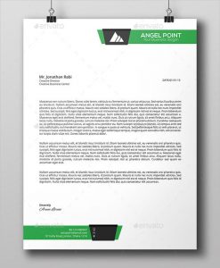 business letterhead format line business letterhead template psd download