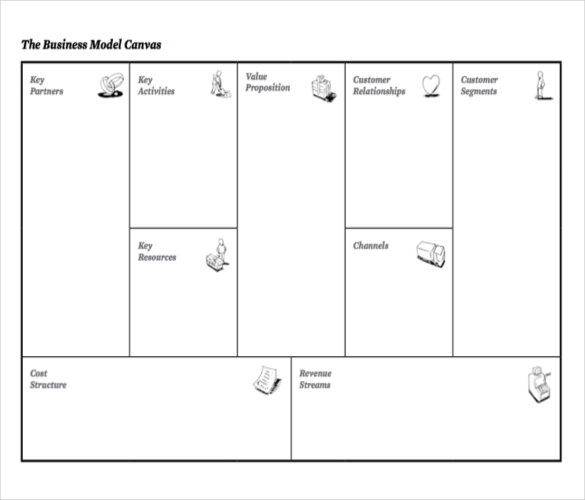 Business Canvas Word Template