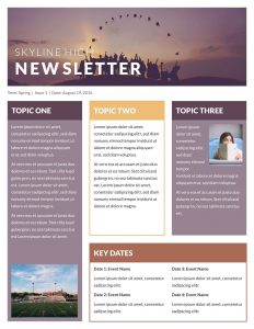 business newsletter templates newsletter classroom@x