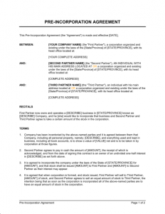 business partnership agreement template