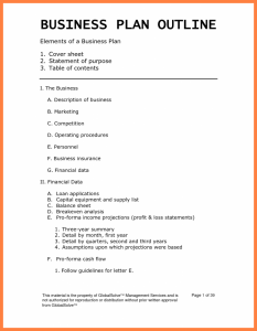 business plan outline examples business plan outline business plan outline for small business 1 791x1024