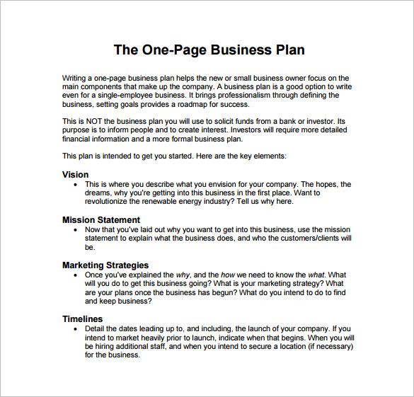 how to write a business plan pdf download free