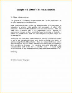 business recommendation letter a letter of recommendation example abfcdeaabdedff