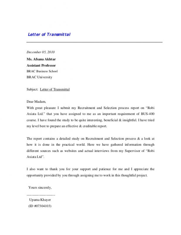 business recommendation letter