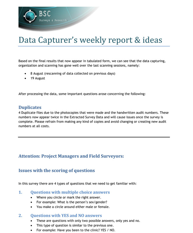 business report example