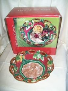 business thank you nib fitz floyd christmas lodge small potpourri bowl gift