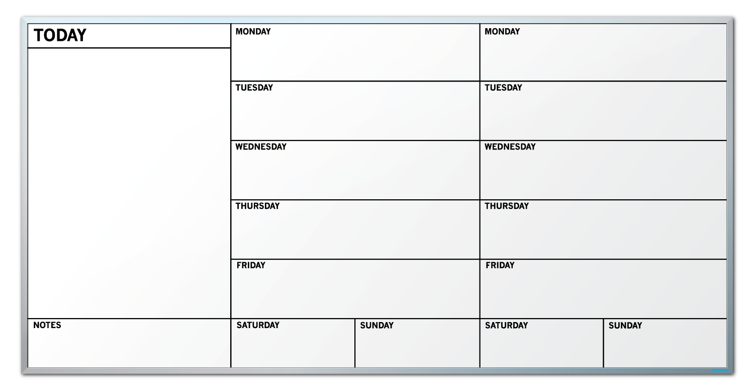 calendar schedule template