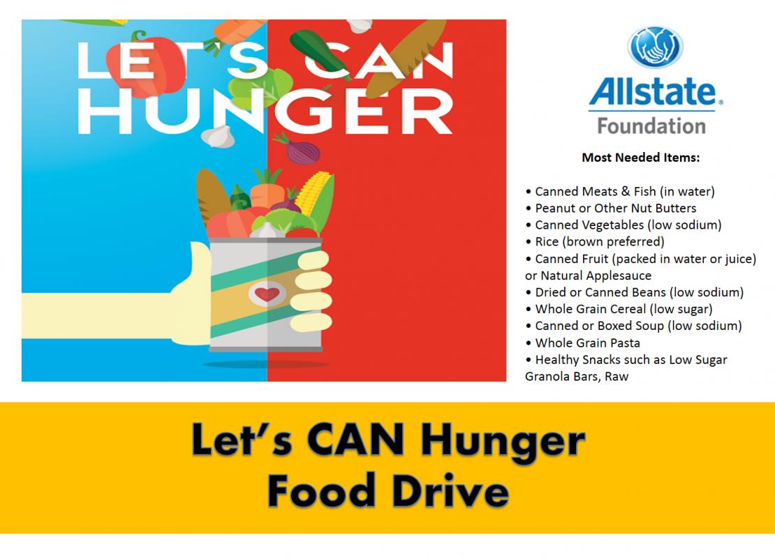 can food drive flyer