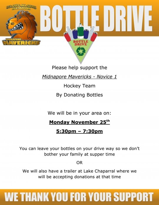 can food drive flyer