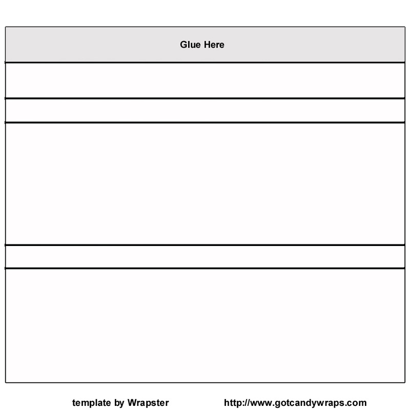 free blank candy bar wrapper template for word