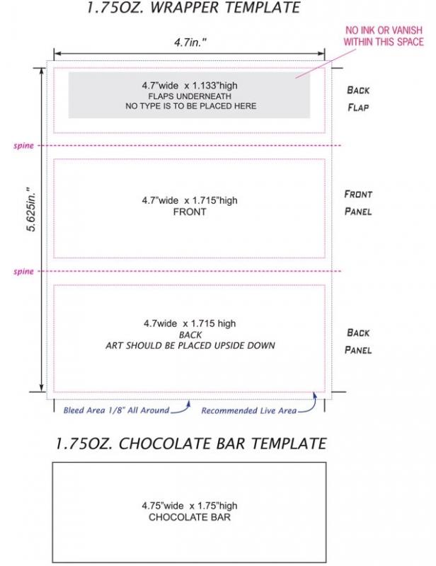 How To Make A Candy Bar Wrapper Template