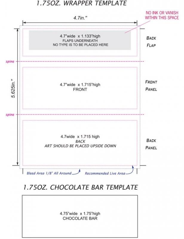 hershey candy bar wrapper template free