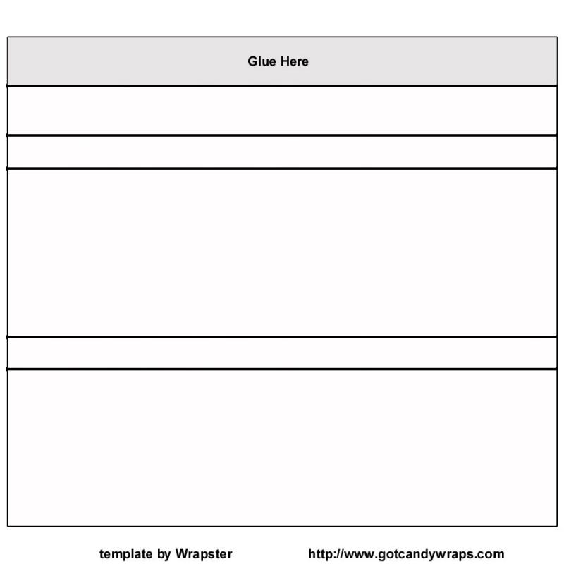 Candy Wrapper Template Template Business