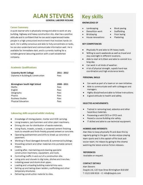 capability statement template