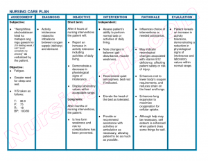 care plan template free nursing care plan templates x