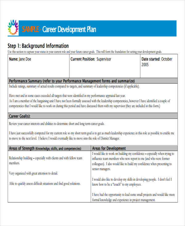 career development plan