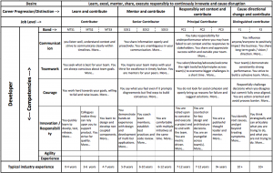 career development plan example banding template