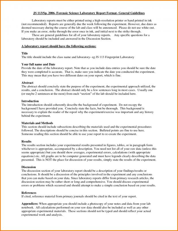 case report format