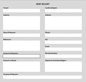 cash receipt template excel rent receipt shaded thumbnail