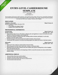 cashier resume sample cashier resume template entry level