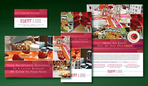 caterer business cards