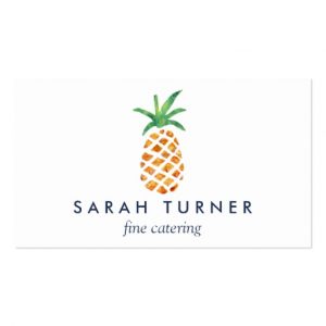 caterer business cards pineapple caterer hospitality standard business card rceaccabecebaf it byvr