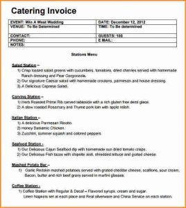 catering invoice template catering invoice template catering invoice template download