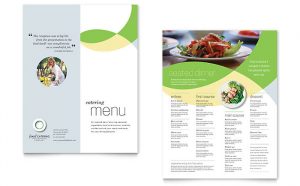 catering menu template fb s