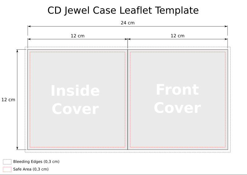 Cd Case Template | Template Business