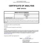 certificate of analysis certificate of analysis european reference materials