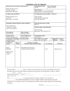 certificate of origin template pdf certificate of origin template x