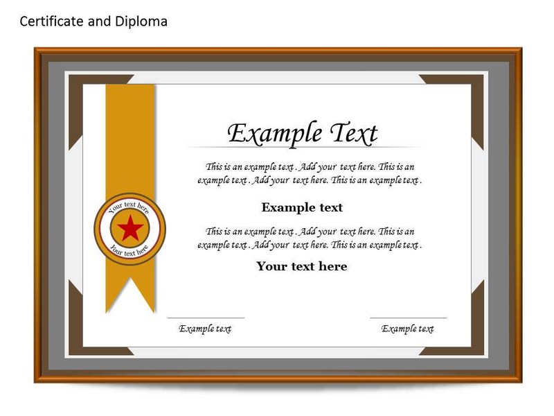 certificate template powerpoint