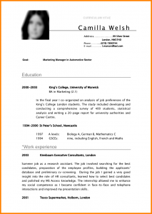 certificate templates for word curriculum vitae english student ffbdfbfc