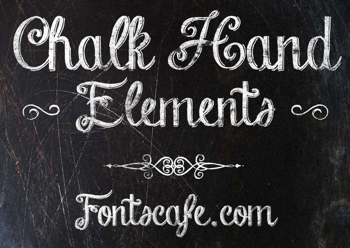 chalk board font