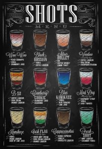 chalk board menu cacfafdce bar shots shots drinks