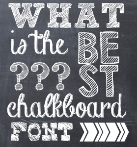 chalk lettering font best chalkboard fonts