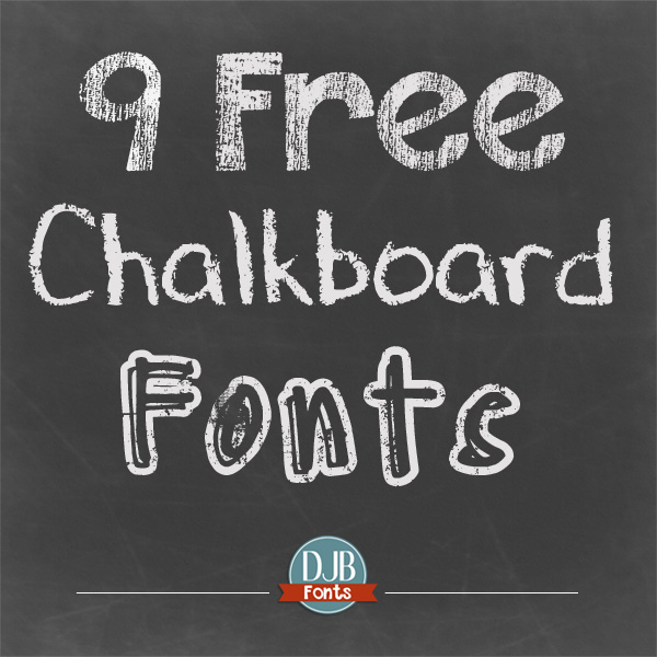 chalkboard fonts free